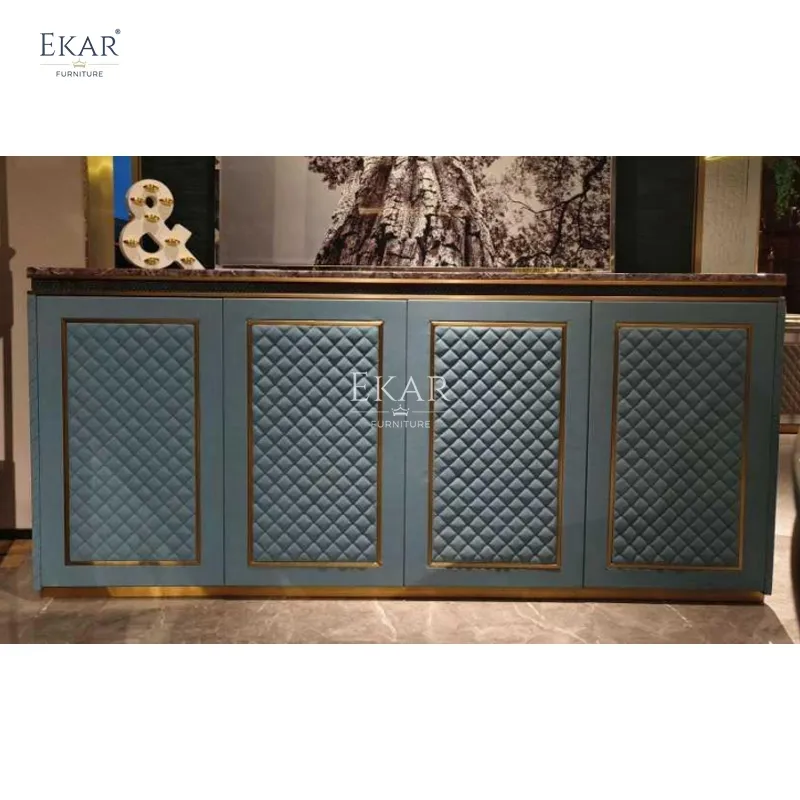 Sideboard Marble Top Detail