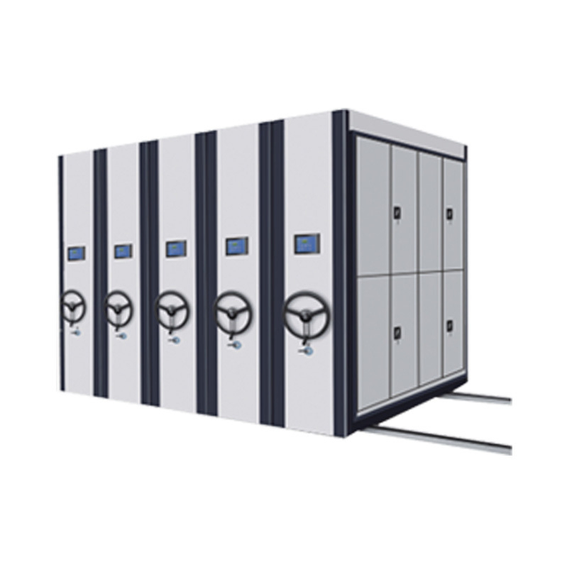 Metal Library Bookshelf Mobile Shelving Storage System Mobile Shelving System Electric