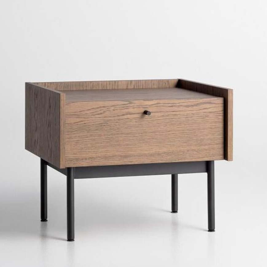 [Modern Simple Wind] Solid Wood Bedside Cabinet with Drawer Locker Bedroom Bedside Cabinet Small Storage Cabinet Nightstands