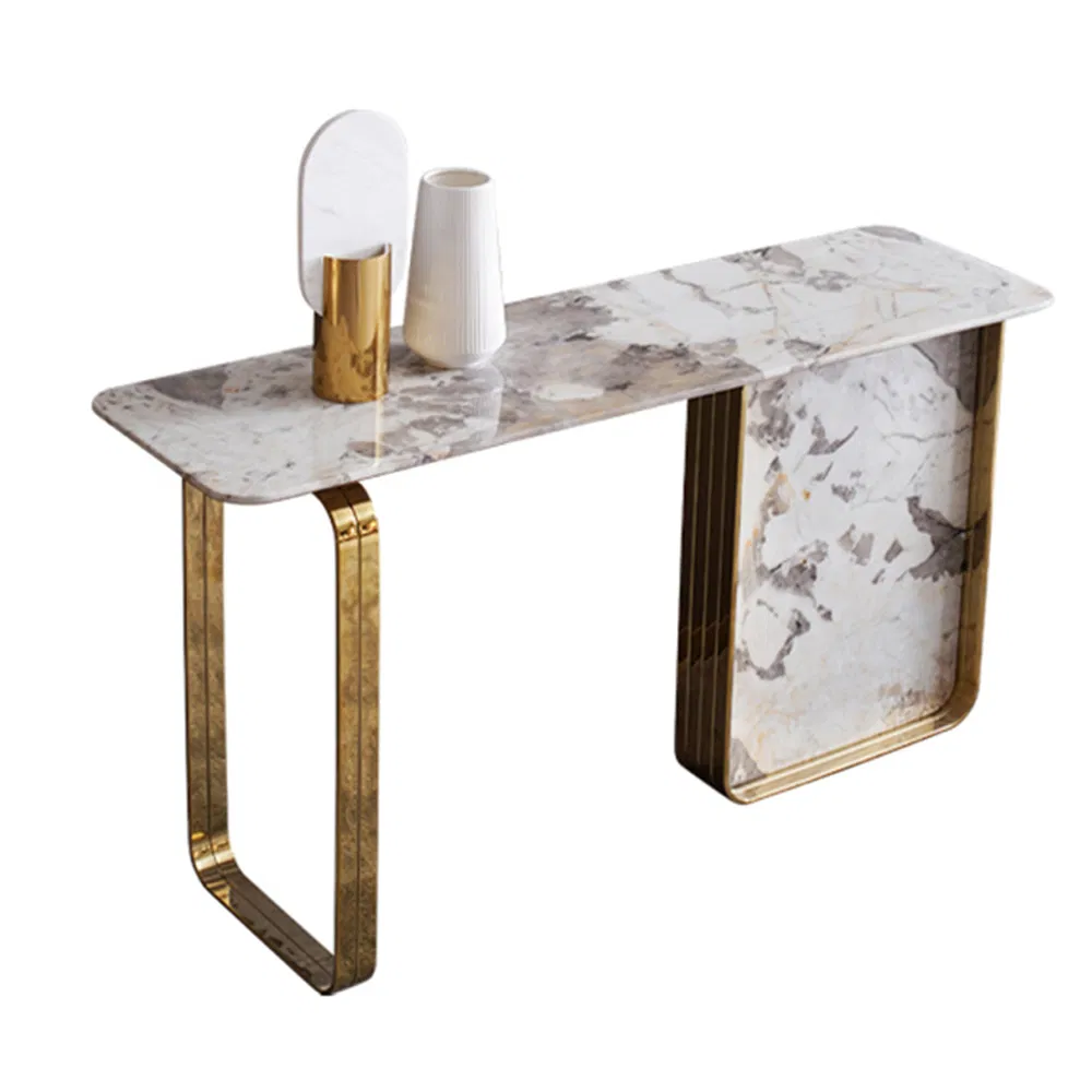 Creative Design Luxury Stone Size Round Coffee Table High-End Modern Living Room Sintered Stone Top Coffee Table