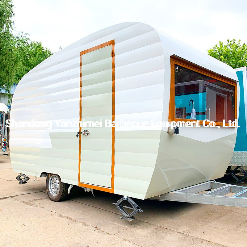 Mobile Coffee Cart Pizza Hamburger Beer Bar Juice Vending Trailer Mobile Street Food Truck Hot Dog Cart