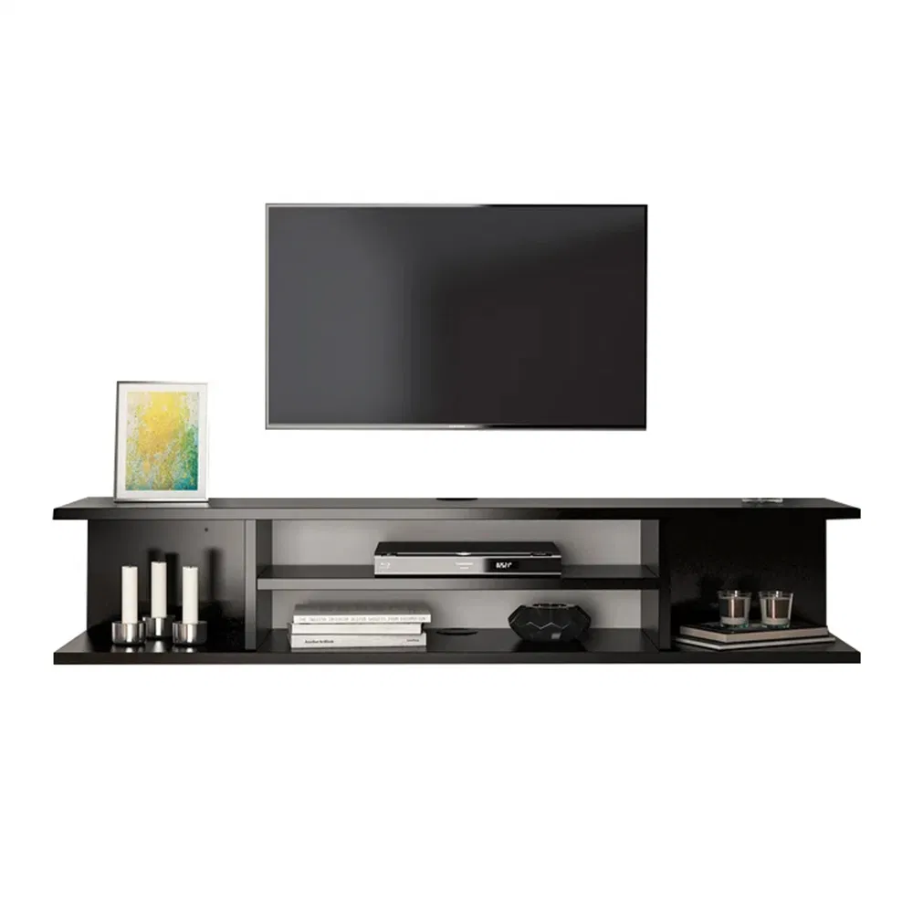 Living Room Furniture Wooden Modern TV Stand with Wall Mounted Cabinet
