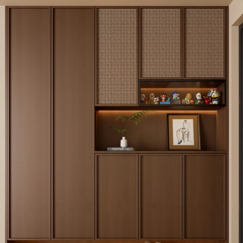 Stylish Solid Wood Sideboard for Elegant Dining Room Storage