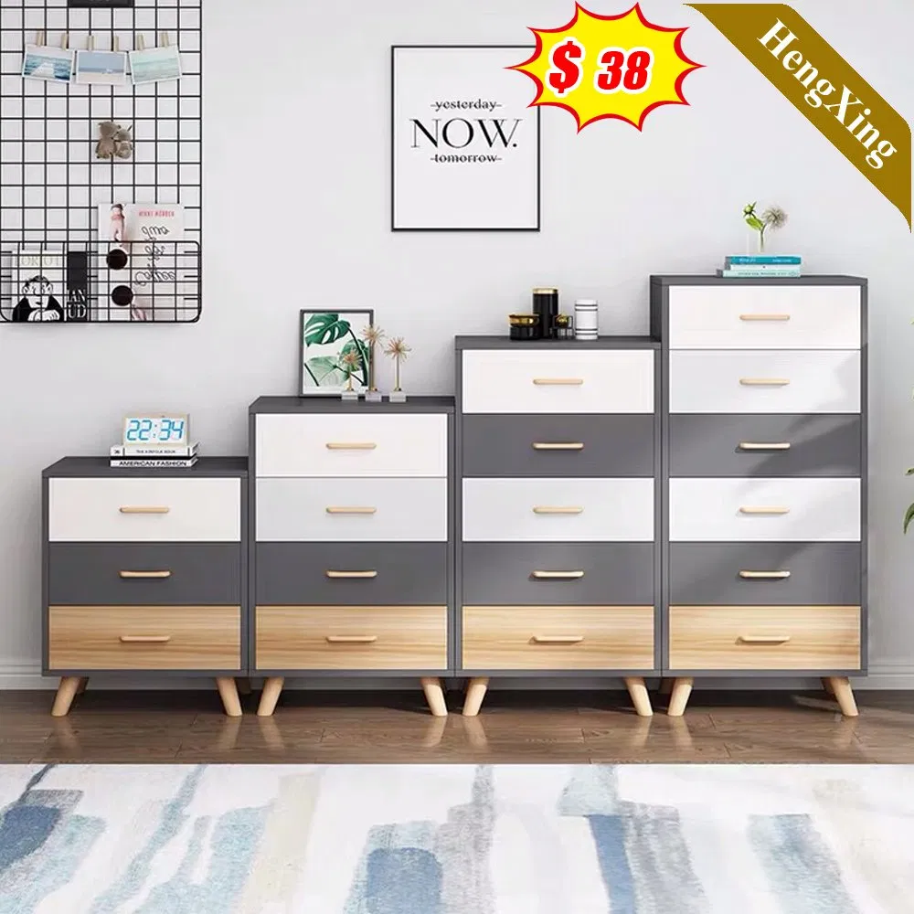 New Coming Home Hotel Bedroom Wooden Furniture 2 Drawer Bedside Table Nightstands