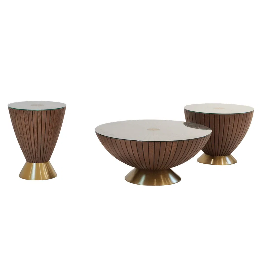 Modern Home Furniture Multi Size Living Room Marble Center Table Tea Table Hotel End Table Set Several Combination Coffee Table