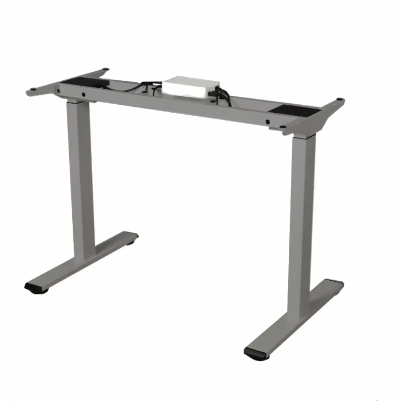 Hot The Latest Triangular Three Legs Double Motor Stable Sitting and Standing Work Lifting Table Office Desk Frame