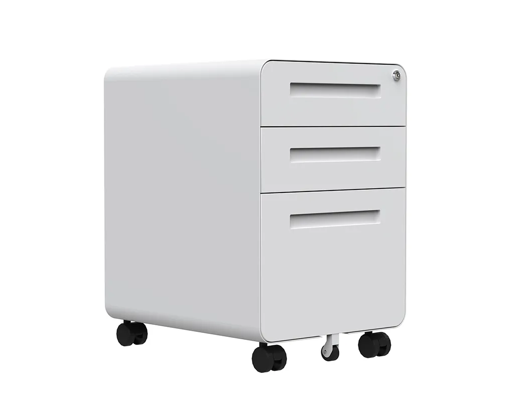 Modern Steel Nightstand Design