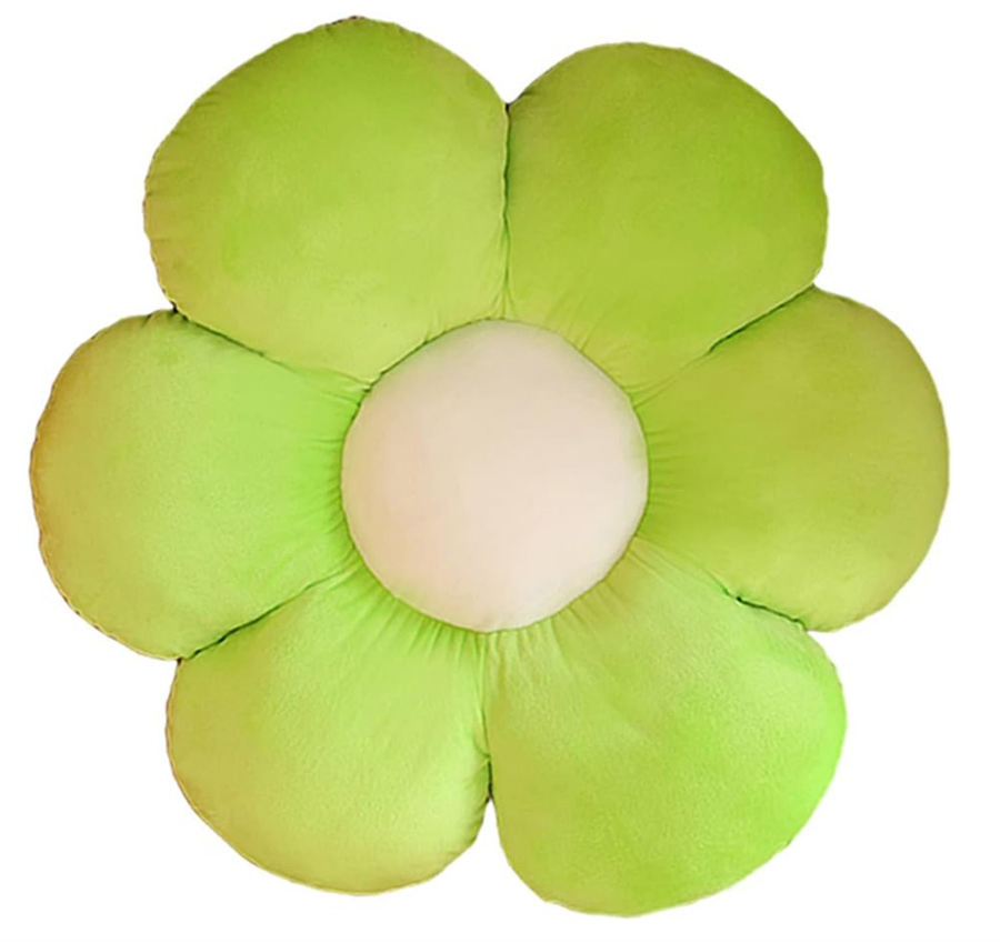 Flower Plush Throw Pillows, Flower Floor Pillow Seating Cushion