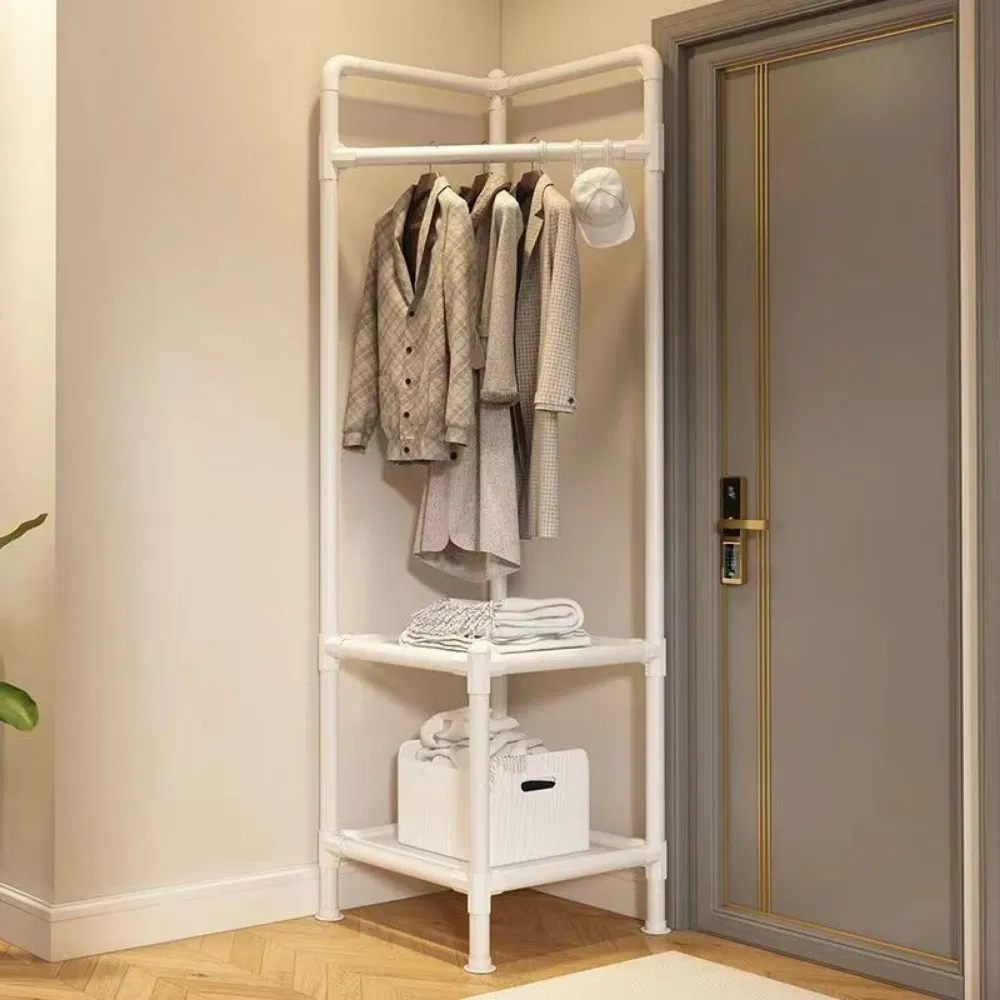 3-Tier Coat Rack with Clothing and Shoe Storage for Entryway Wyz28028