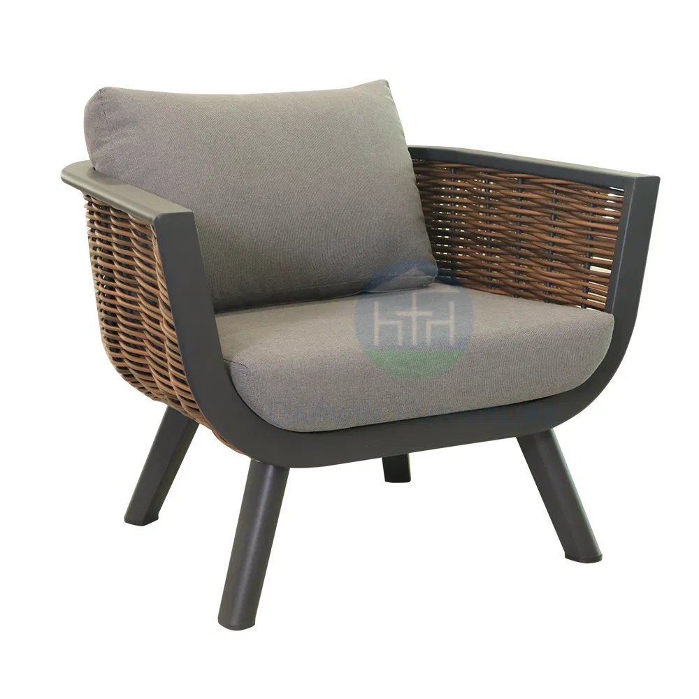 Wholesale Customization Patio Furniture Wicker Outdoor Garden Furniture Outdoor Aluminum Customizable Sectional Sofa