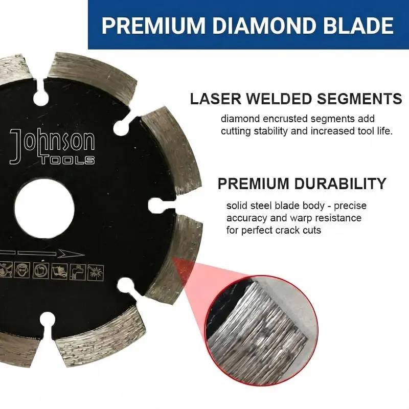 OEM 4-1/2" Laser Welded Tuck Point Blade for Concrete Grooving Supplier, Factory