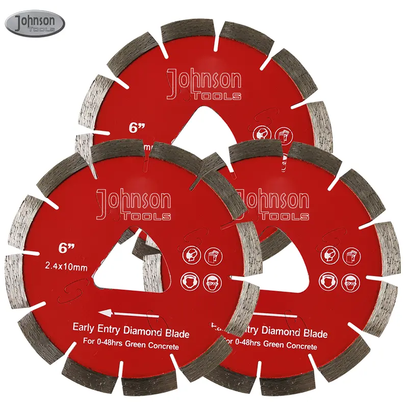 OEM 6 Inch Laser Welded Early Entry Diamond Blades for Green Concrete Suppliers, Supplier