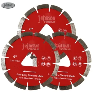 OEM 6 Inch Laser Welded Early Entry Diamond Blades for Green Concrete Suppliers, Supplier