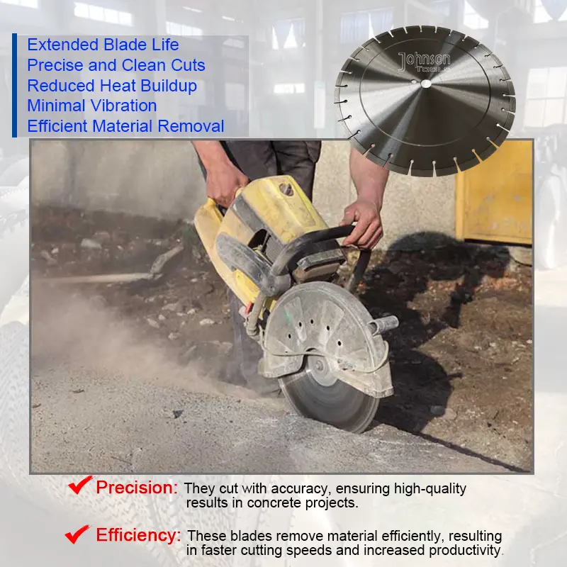 OEM 16" Laser Welded Diamond Saw Blade for Concrete Handheld Saws Exporters, Factory