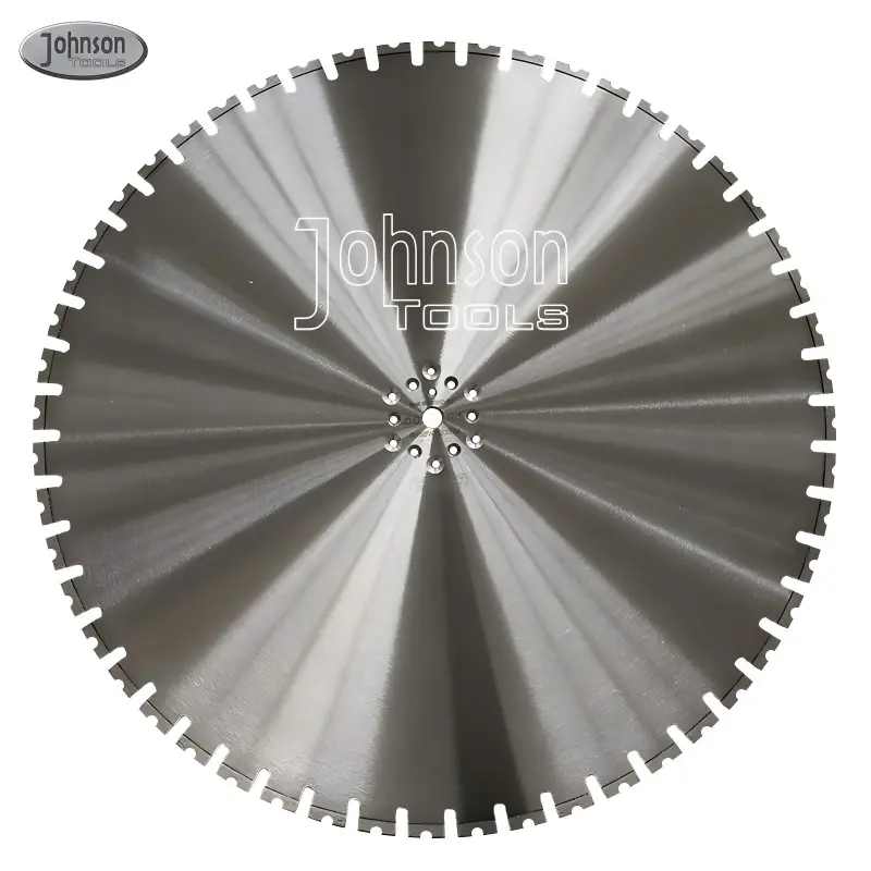 China 600mm-2000mm Laser Welded Diamond Wall Saw Blade for Reinforced Concrete Cutting Factories, Factory