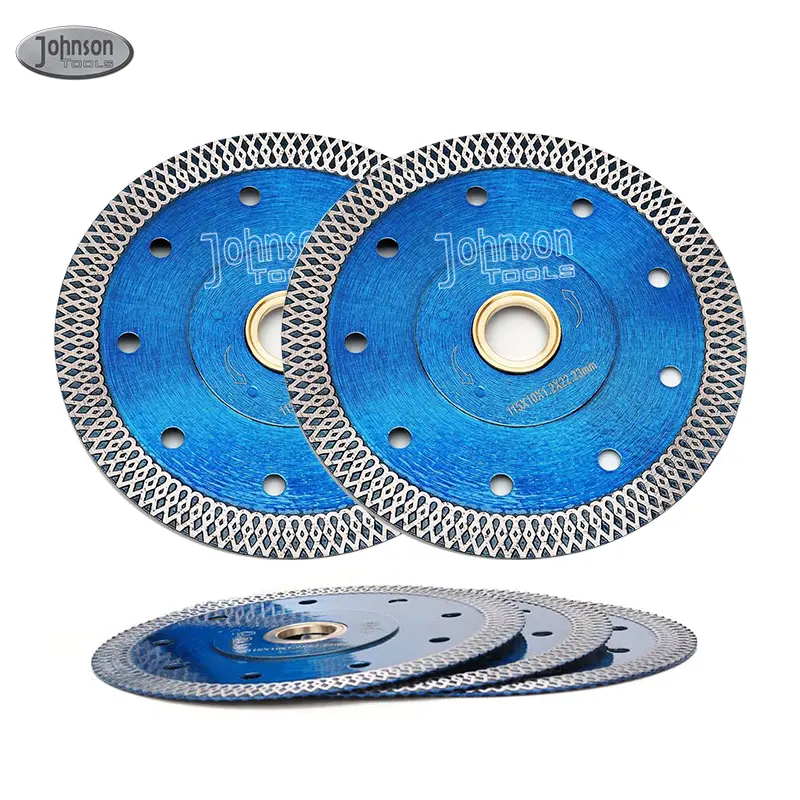 Hot pressed sintered Dekton diamond tile saw blade for porcelain
