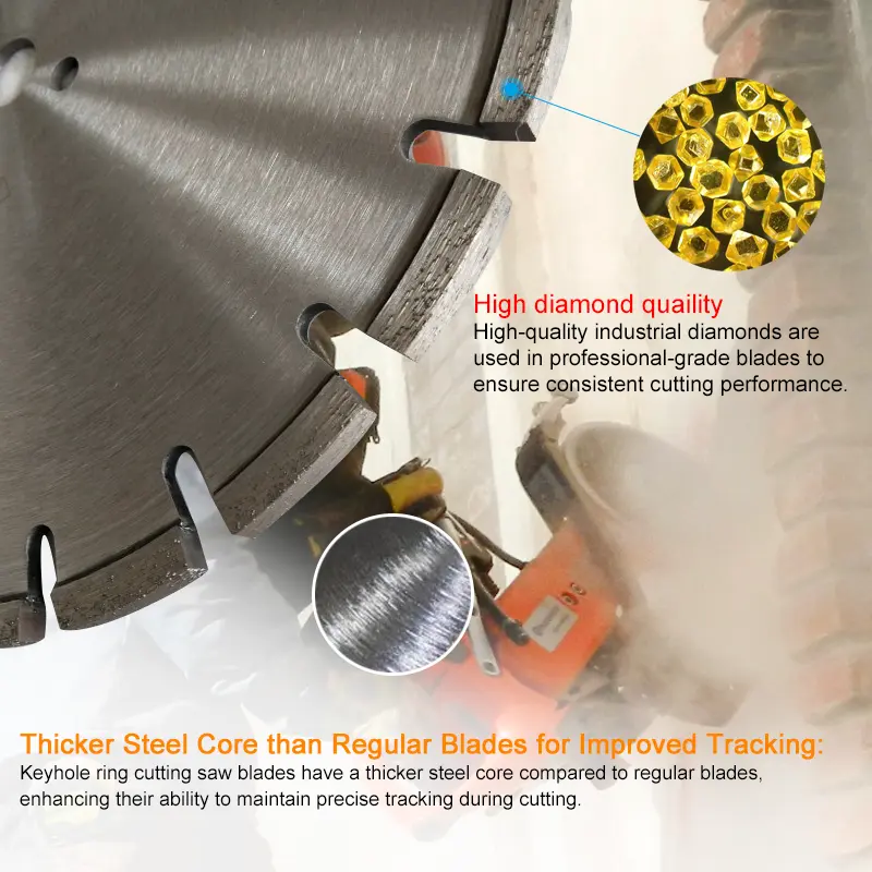 OEM 350-450mm Laser Welded Blade for Road Cutting, Asphalt & Concrete Supplier, Manufacturer