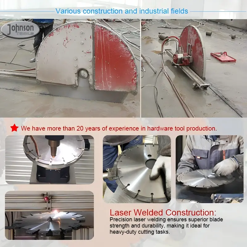 OEM 800mm Laser Welded Diamond Wall Saw Blade for Reinforced Concrete Demolition Manufacturer, Factories