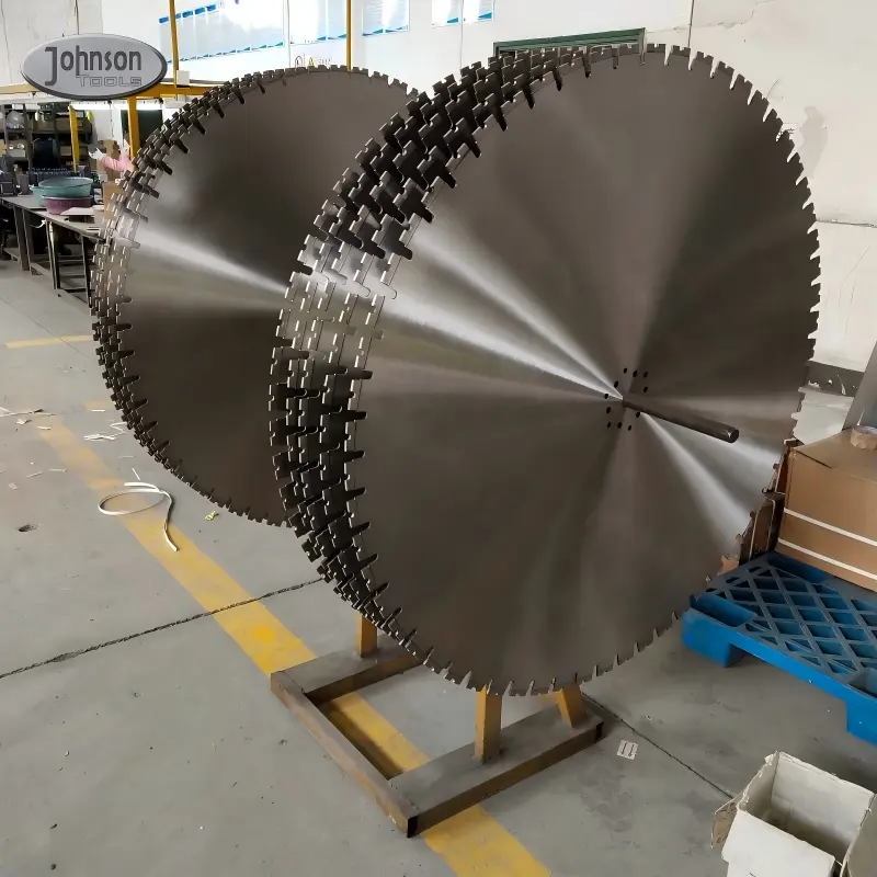 China 600mm-2000mm Laser Welded Diamond Wall Saw Blade for Reinforced Concrete Cutting Factories, Factory