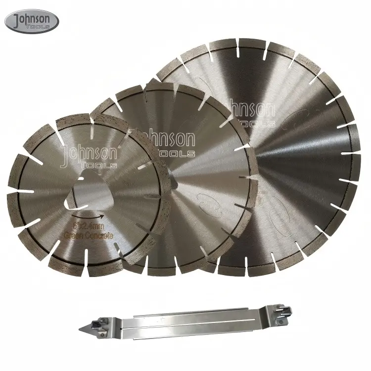 6 to 14 inch early entry diamond saw blades for green concrete