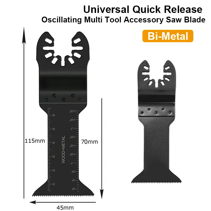 China 45x70mm Bi-Metal Oscillating Blades for Fast Wood and Metal Cutting Exporter, Exporters