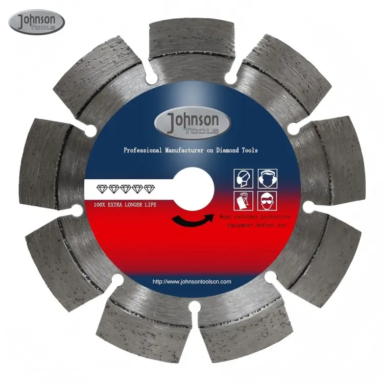 China 105mm - 230mm General Purpose Laser Welded Diamond Saw Blade for Concrete & Stone Exporter, Factory