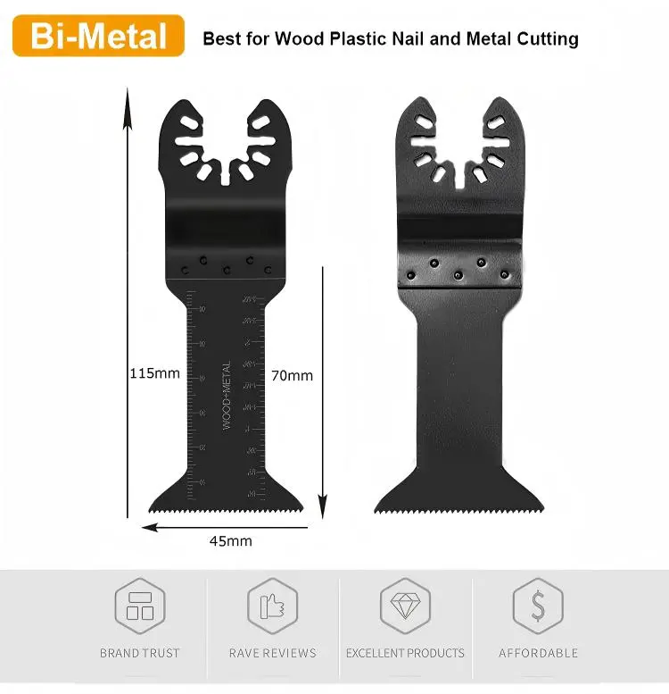 45x70mm Bi-Metal Oscillating Saw Blade