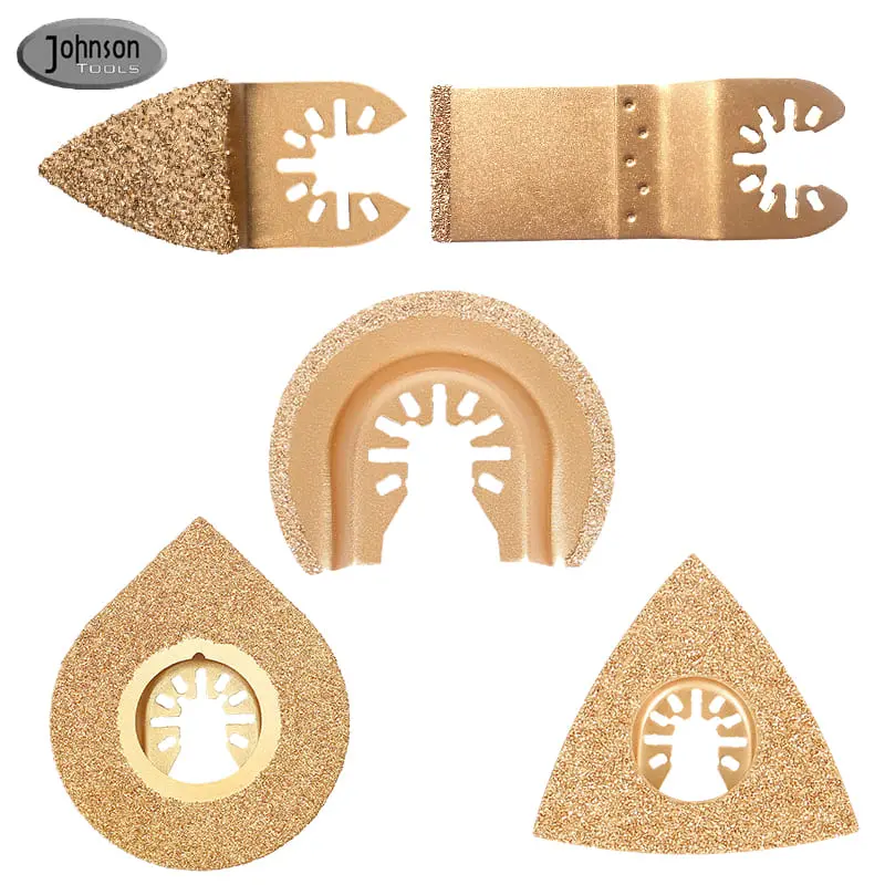 China 5-Piece Carbide Oscillating Multi-Tool Blade Set for Grout and Concrete Supplier, Manufacturers