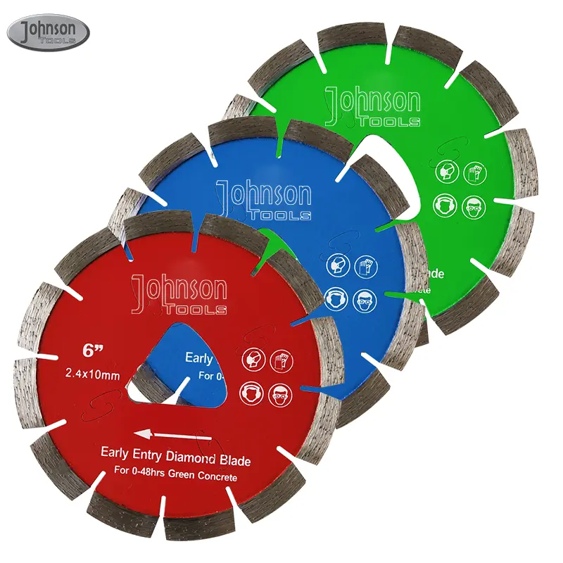 OEM 6 Inch Laser Welded Early Entry Diamond Blades for Green Concrete Suppliers, Supplier