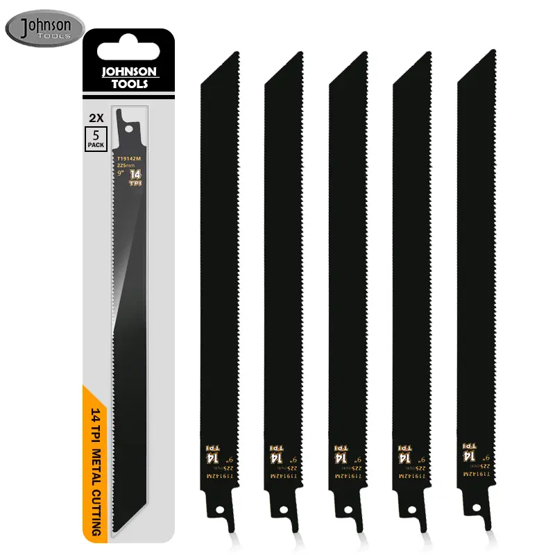 9 inch 14TPI bi-metal reciprocating sabre saw blades for metal and cast iron
