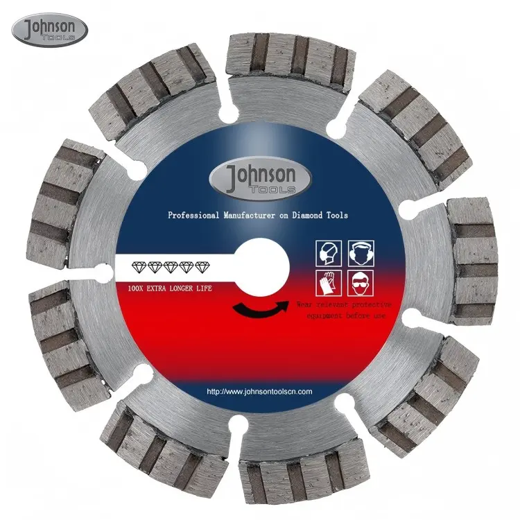 China 105mm - 230mm General Purpose Laser Welded Diamond Saw Blade for Concrete & Stone Exporter, Factory