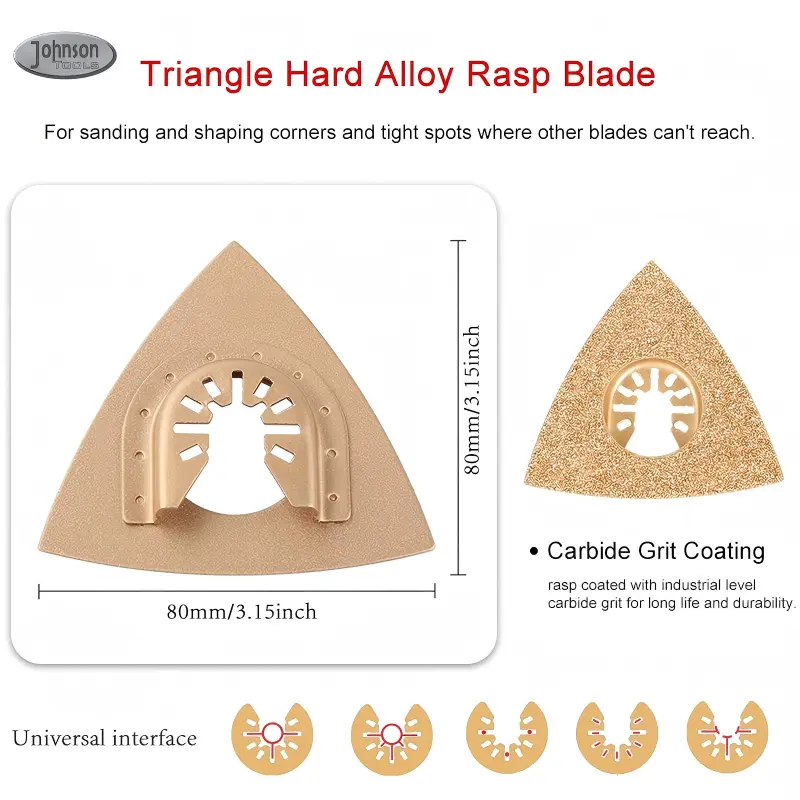 China 5-Piece Carbide Oscillating Multi-Tool Blade Set for Grout and Concrete Supplier, Manufacturers