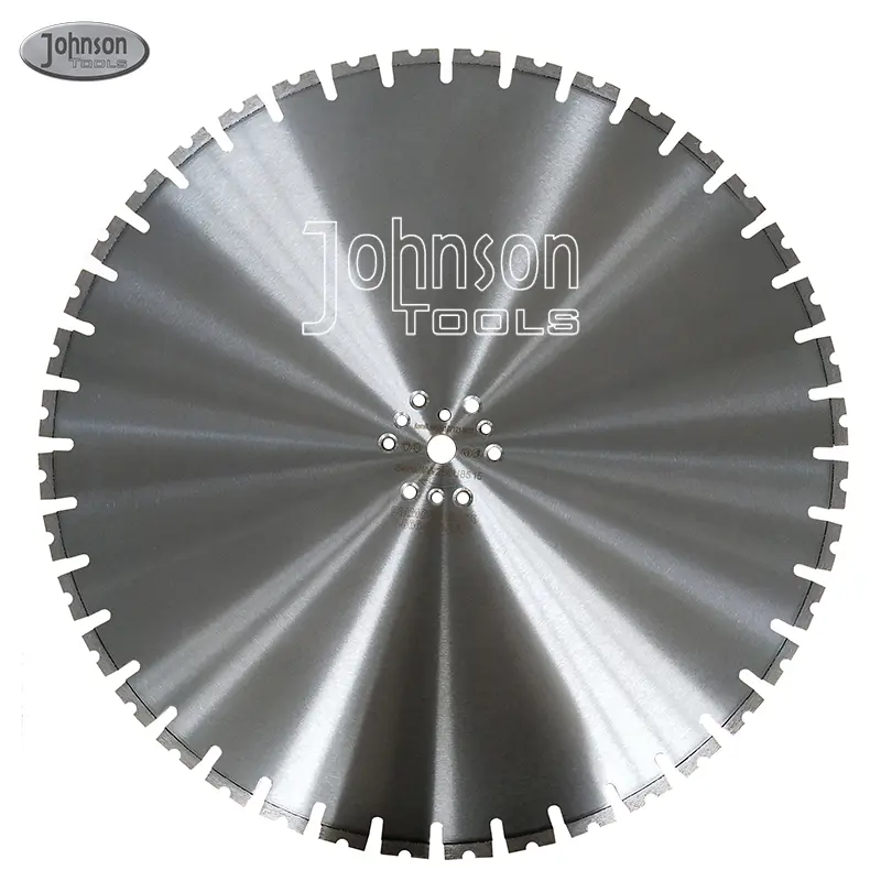 24 inch laser welded diamond wall saw blade for reinforced concrete cutting