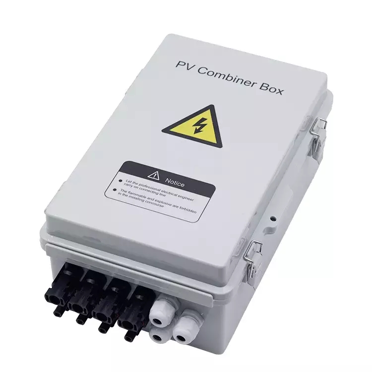 solar pv combiner box with lightning protection and with diode and monitoring for solar system