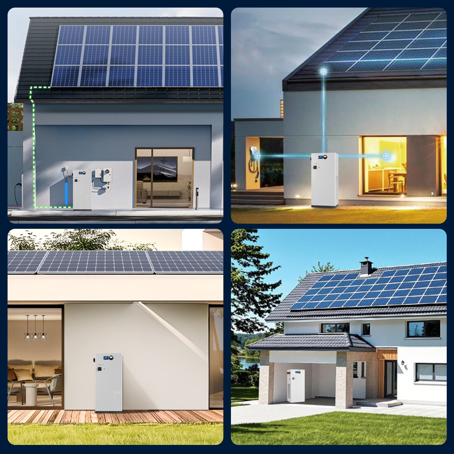 Olink Home 15KWh Solar Power Station with Integrated Lithium Iron Phosphate Battery Module Photovoltaic Storage Charging System