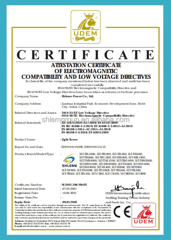Product Certifications
