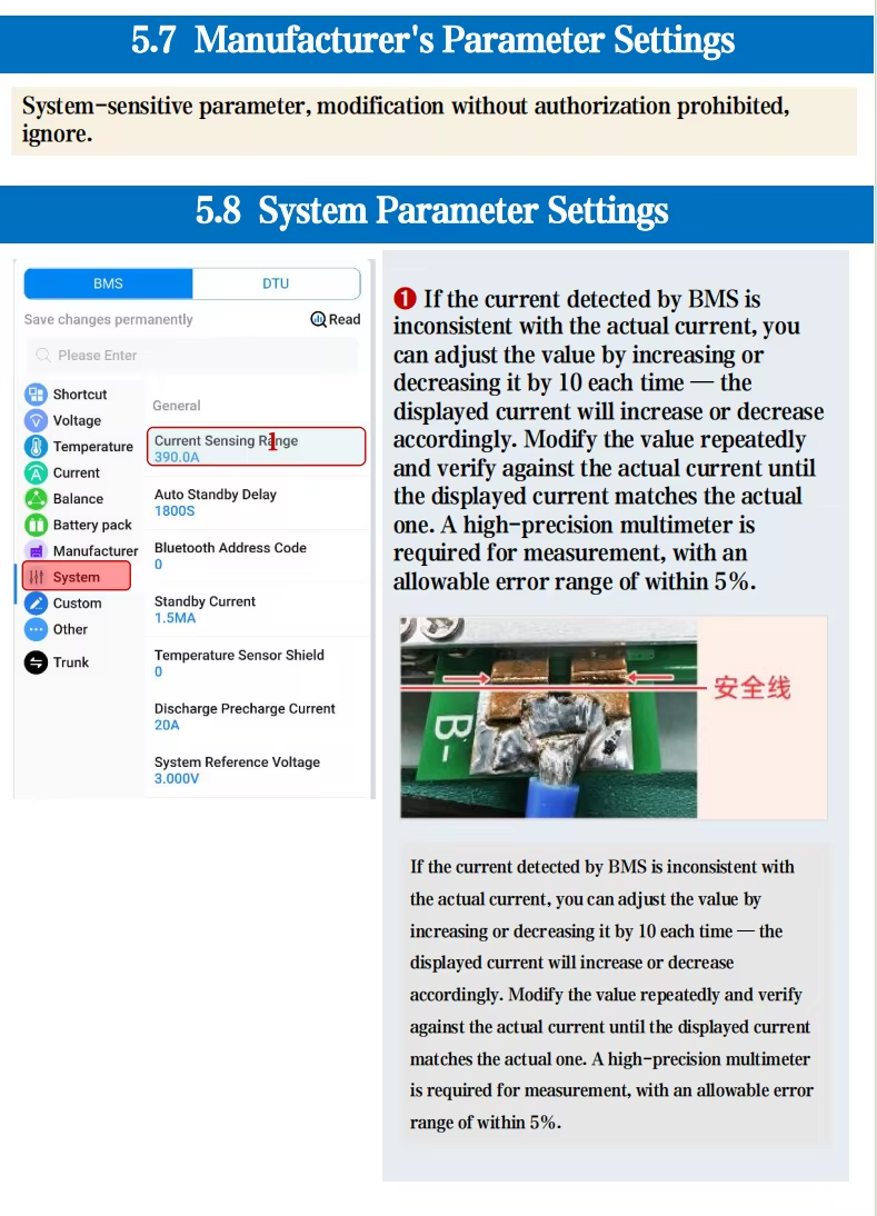 Parameter Sheet 5