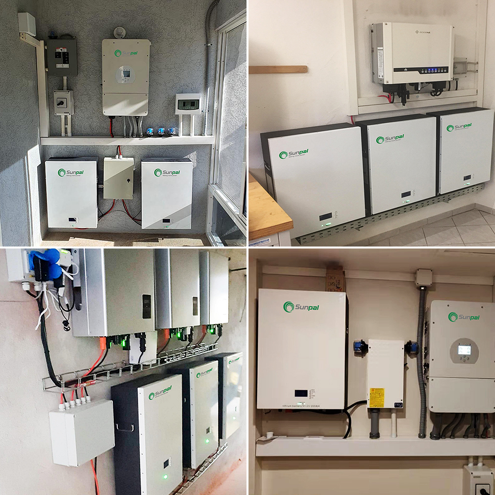 Sunpal Solar Energy Storage Photovoltaic System 5Kw 10Kw 15Kw 10 Kw Hybrid Off Grid Solar Power System Complete Kit Home