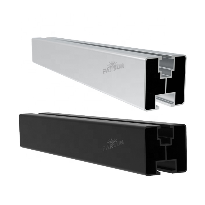 FarSun Roof Rail Solar Mounting Structure Rail Solar Aluminum
