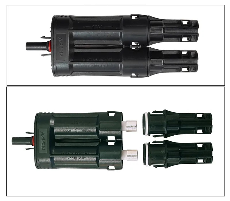 PV 4.0 Cable Assemblies with Fuse Y-Type Branch Connector for Solar System