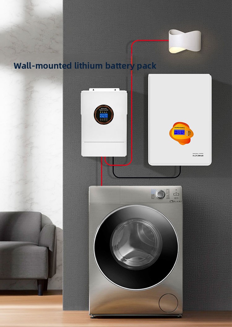 60kW Off-Grid Household Monocrystalline Silicon Photovoltaic Energy Storage Battery All-in-One Machine 20 Degree Solar System