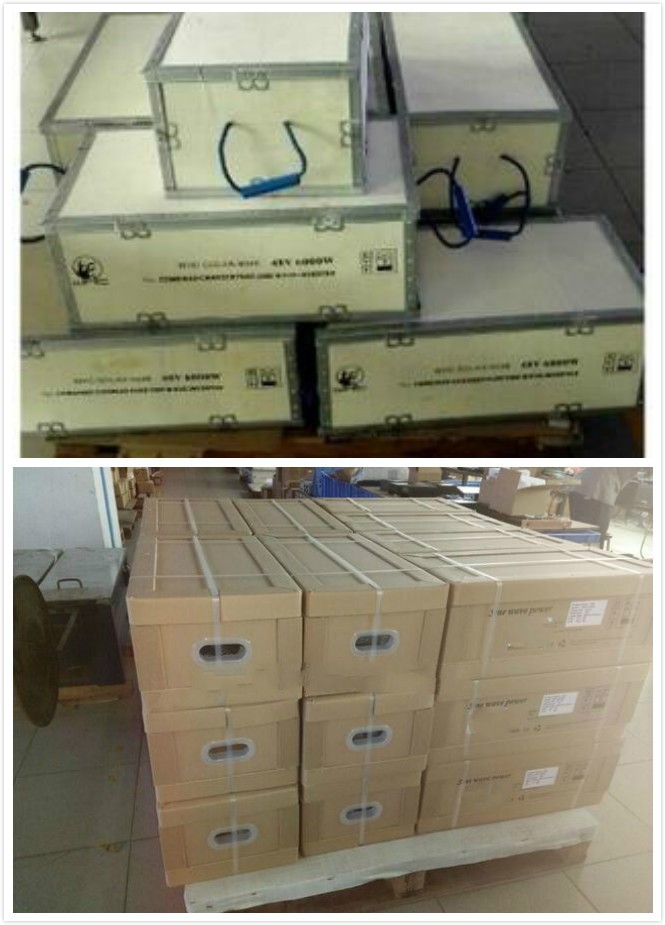 Plywood box packing view 1