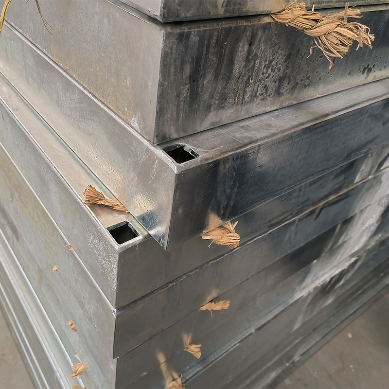 ISO9001 Factory Hot-dip Galvanized Parts Steel Fabrication Frame Heavy Metal Welding Services Custom Sheet Metal Fabrication