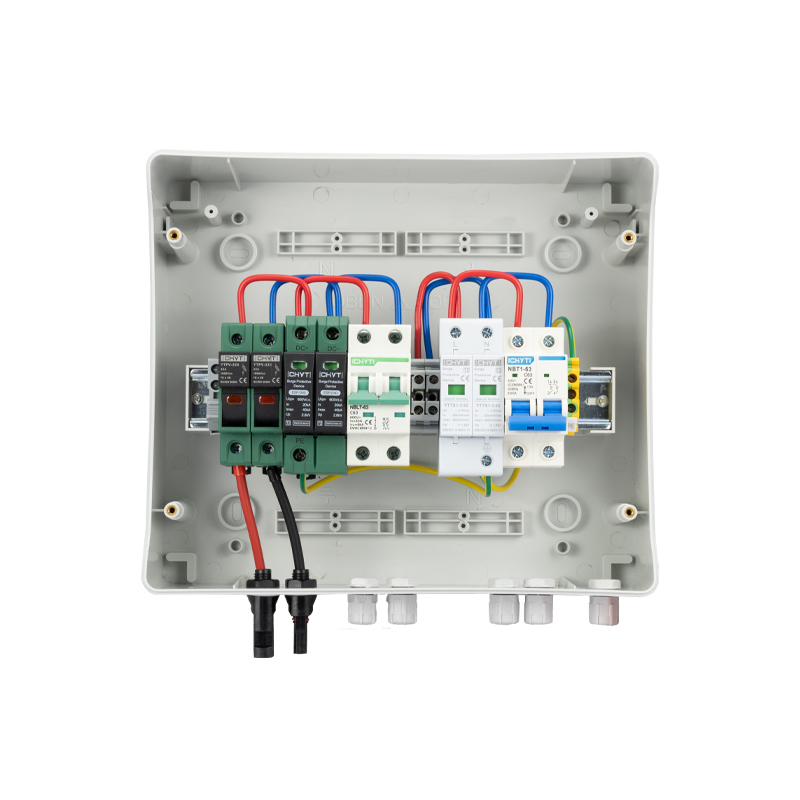 Waterproof Plastic Solar PV Array AC + DC 1 String Combiner Box Junction Box 1 Input 1Output for Solar Panel