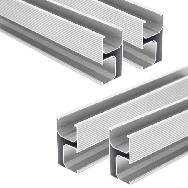 Aluminum Standard Rail AL-6005-T5 Aluminum for Roof Solar Mounting System