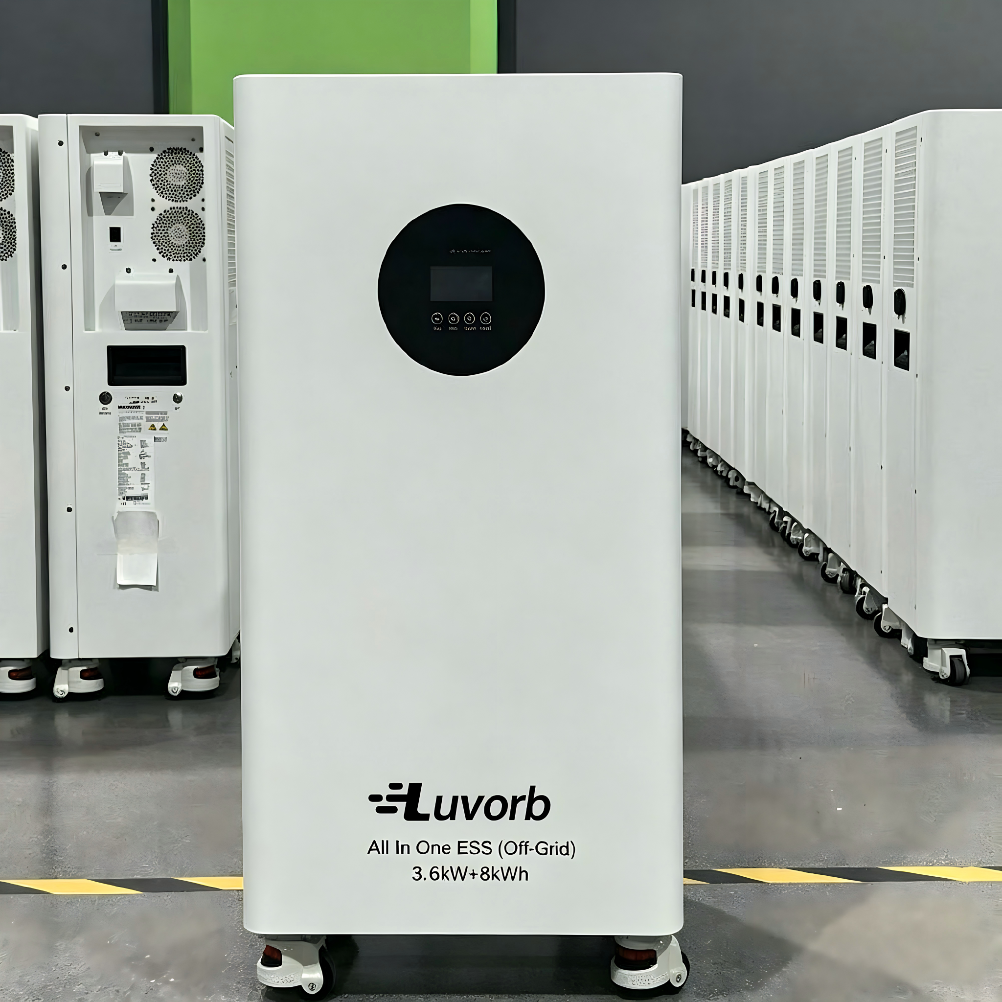 8kwh 50kW All-In-One Hybrid Solar Energy Storage System Lithium Battery Inverter for Commercial Farm Industrial