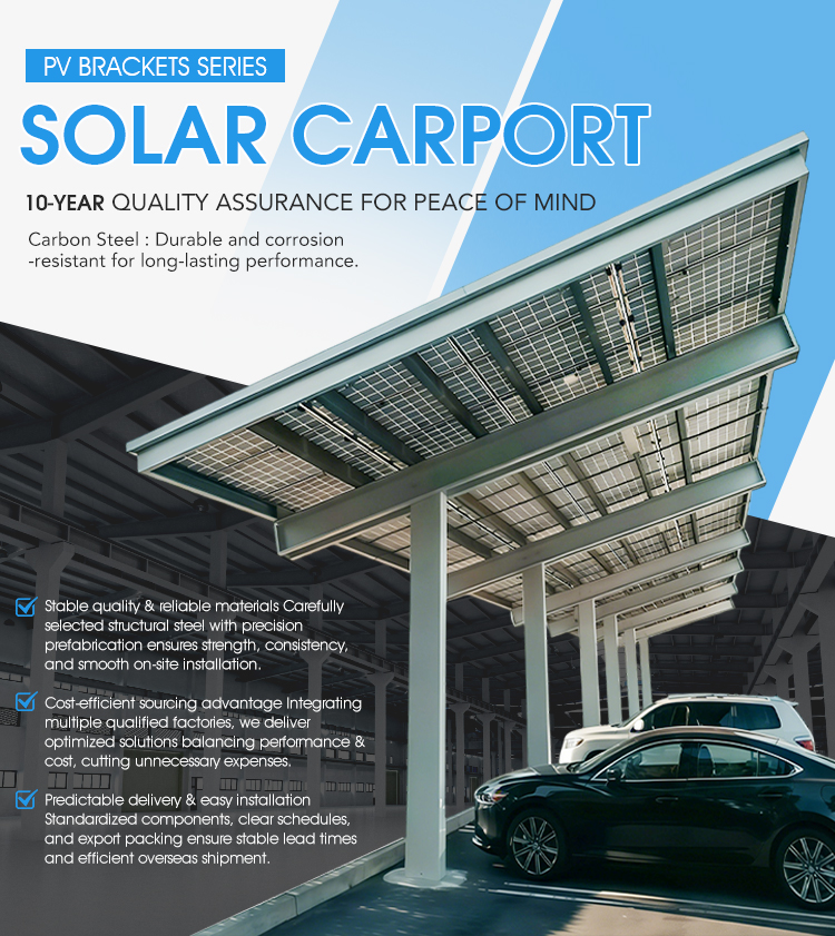 Solar Carport Bracket Design