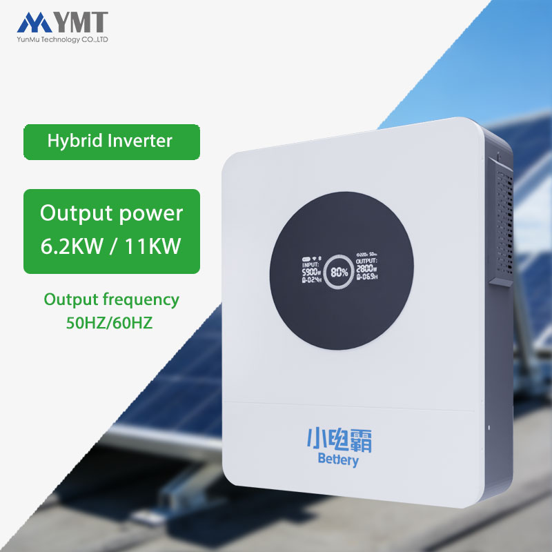 Full 6.2KW Hybrid Solar Inverter MPPT 6KW Dual Output 48V DC to AC on Off Grid Power Inverter Home Solar System Hybrid Inverter