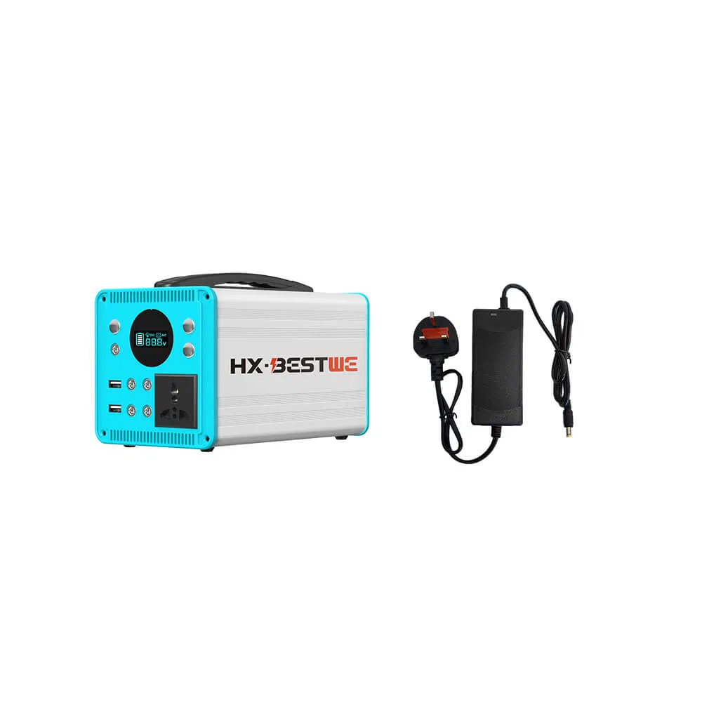 off-Grid Complete Solar Energy Power System 192wh Lithium Battery Portable Power Station 150W Hybrid Mini Solar Generator