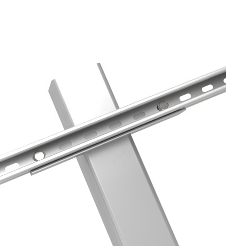 Tilt Adjustable Single Pole Ground Mounting System Solar Panels Mounting Rack